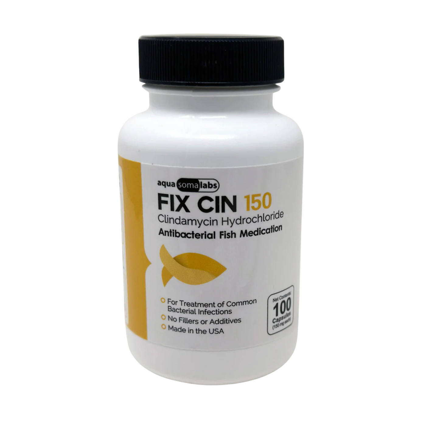 Fish Clindamycin - Aquarium antibiotics 150 mg 100 Capsules