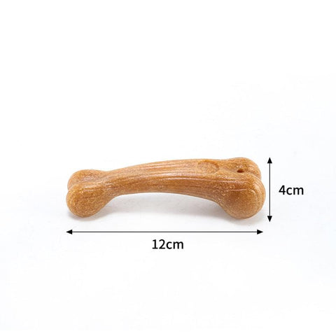 Durable dog chew toy with beef flavour.