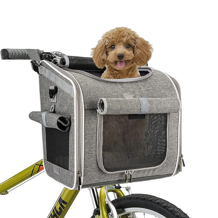 3in1 dog transport bag for bicycles.