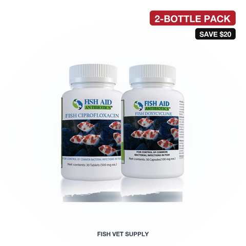 Gram-Negative Rescue Pack (Fish Flox 500 + Fish Dox 100)