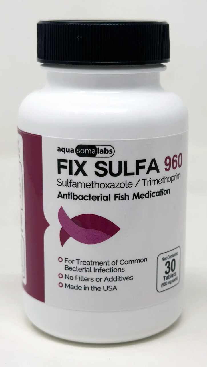 Fish Sulfa Forte - Sulfamethoxazole 800 mg, Trimethoprim 160 mg 30 Tablets